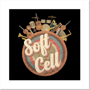 Music Tour Vintage Retro // Soft Cell Posters and Art